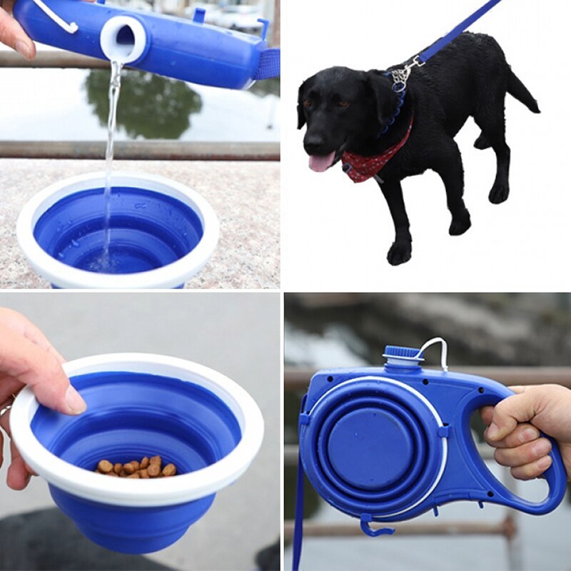 Pet Supplies With Water Bottle Cup Pet Rope