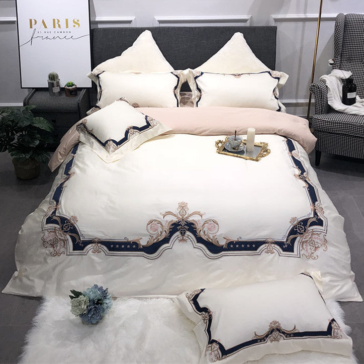 Embroidered Cotton Double Bed Supplies