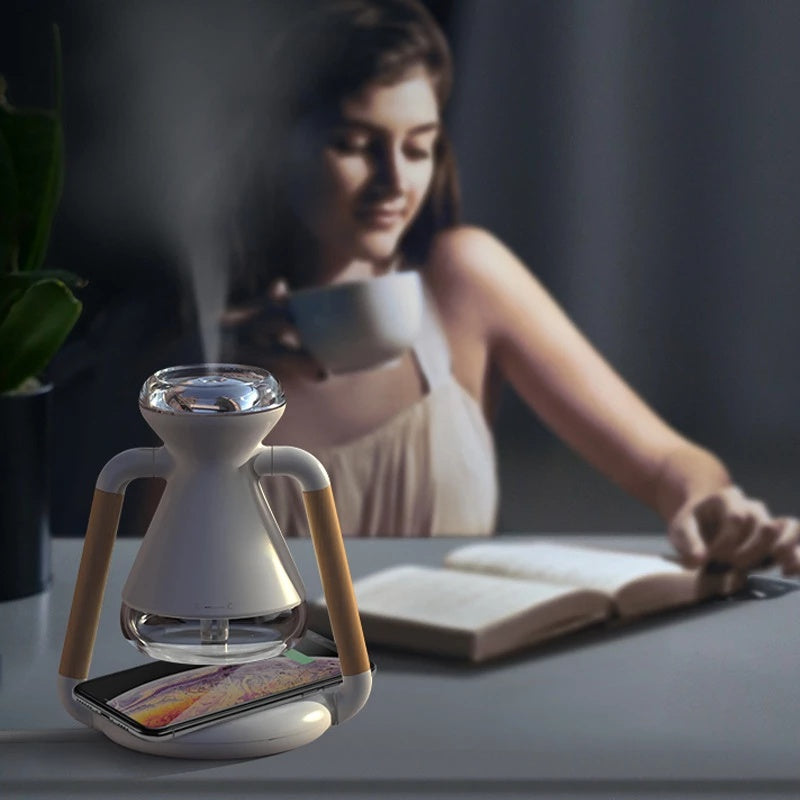 Wireless Charging Desktop Humidifier - Your Personal Oasis