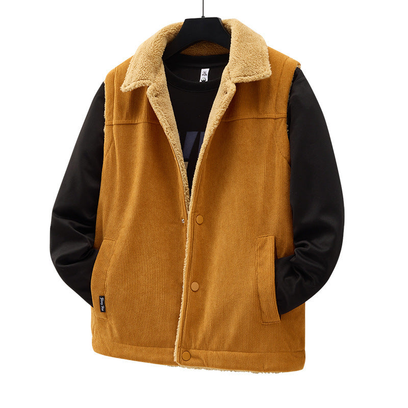 Men's Lamp Wick Cashmere Warm Jacket: Stay Cozy in Style