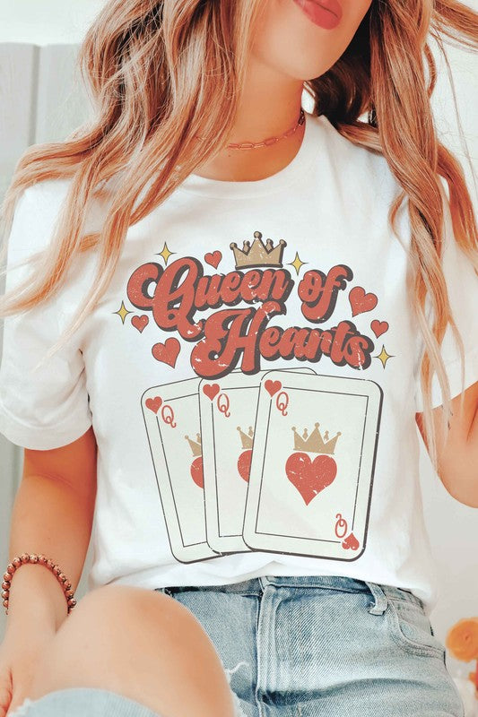 Plus Size - Queen of Hearts Graphic T-Shirt