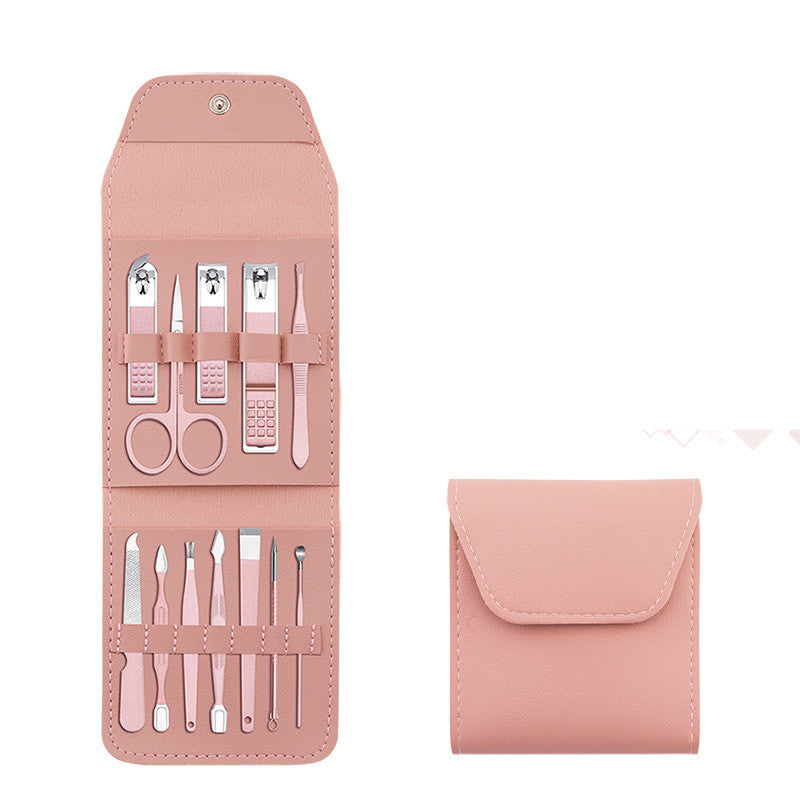 Elevate Your Grooming Routine with the Stylish 16-Piece Manicure Set