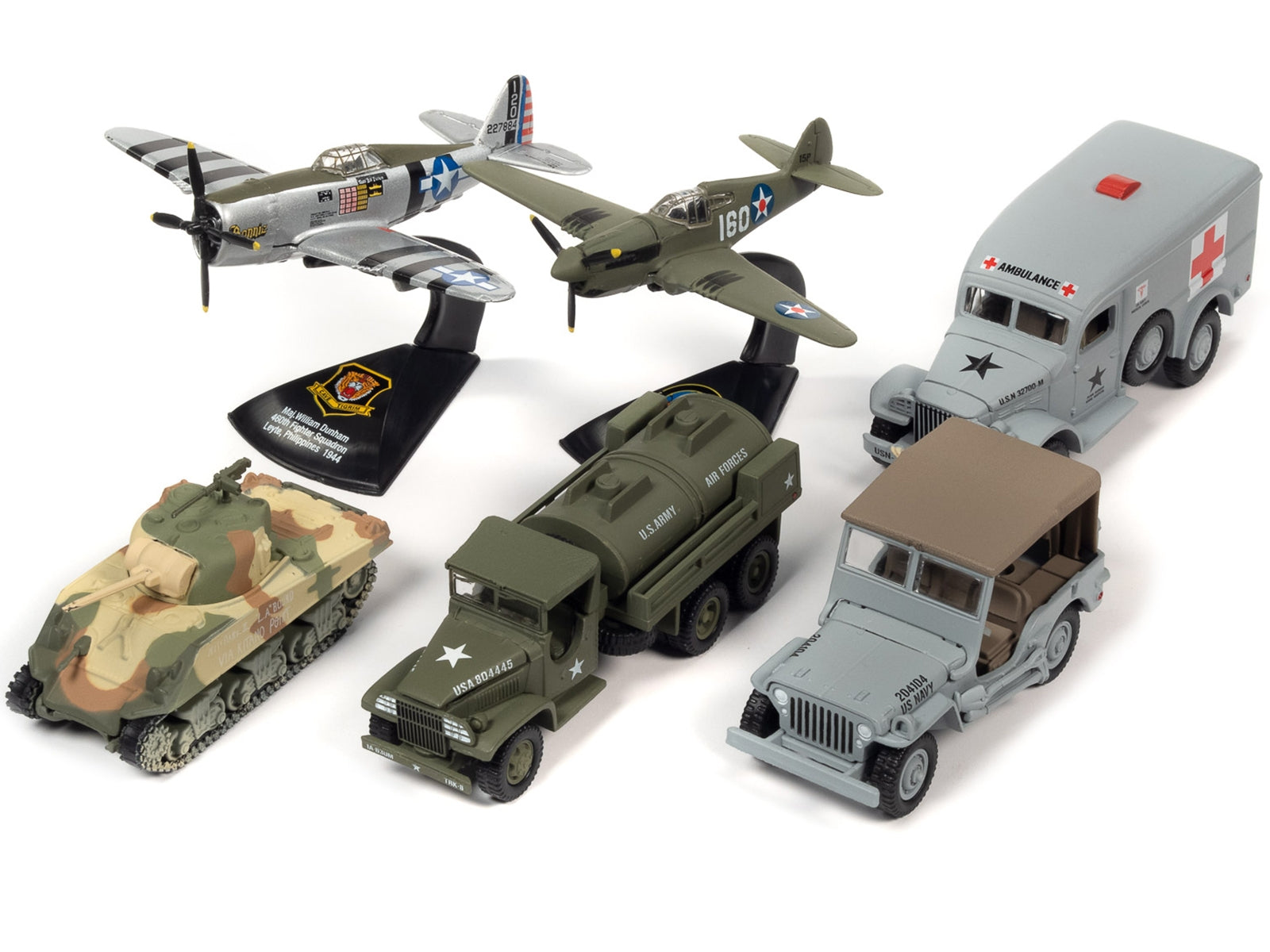 "WWII Warriors: Pacific Theater" Military 2022 Set A of 6 pieces Release