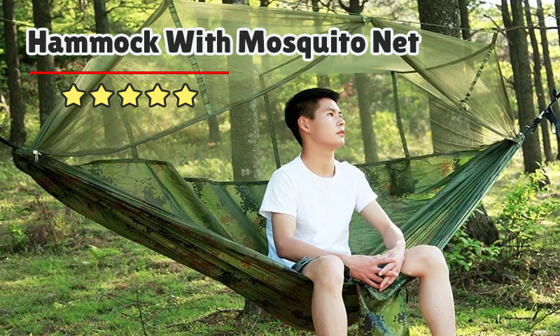 Sleep Tight: Hammock With Mosquito Net