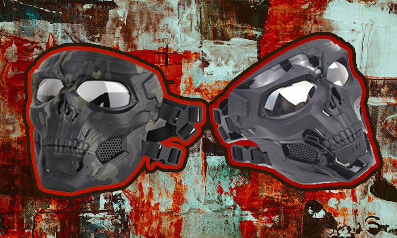 Skull Full Face Mask for Outdoor Sports - Lightweight & Adjustable