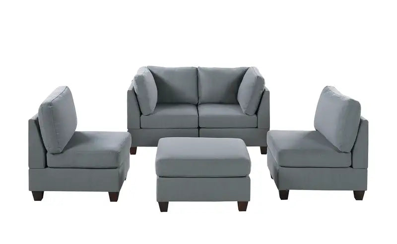 Gray 5-Piece MODULA Furniture Set