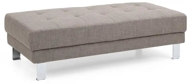 Gray Ottoman - Modern Living Room Footrest & Storage