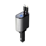 100W Super Fast Car Charger - Metal USB & Type-C Adapter