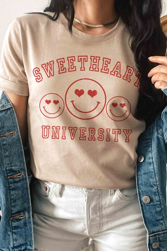 Plus Size - Sweetheart University Graphic T-Shirt