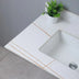 37 Inch Bathroom Vanity Top with Undermount Sink, White Gold Stone, Single Faucet Hole - Minihomy