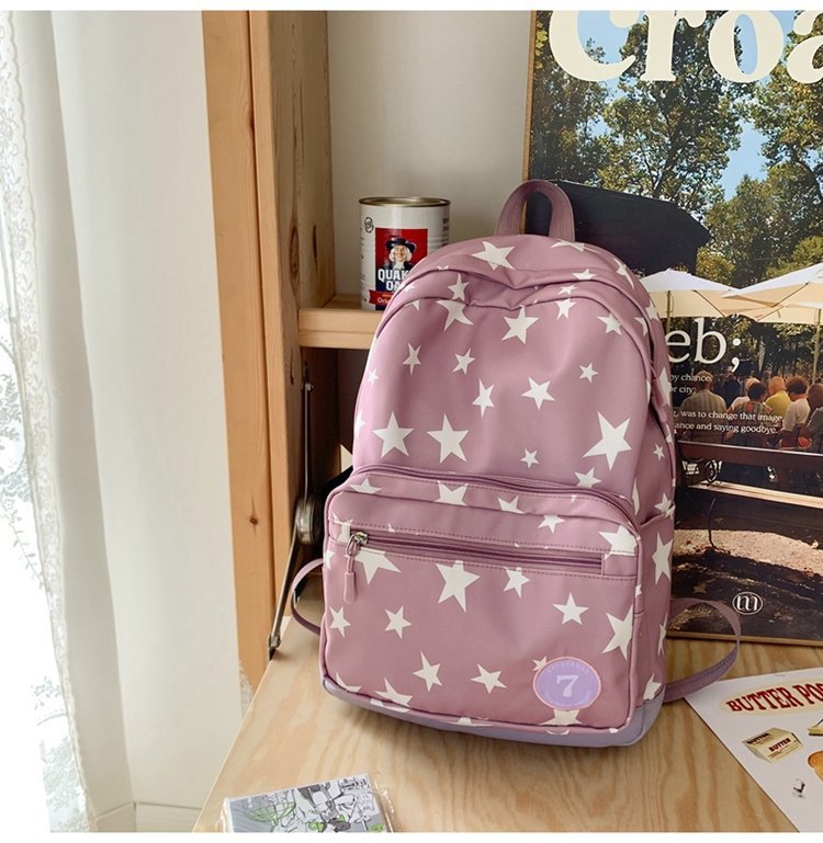 Large Capacity Printed School Backpack for Women - XINGX - Minihomy