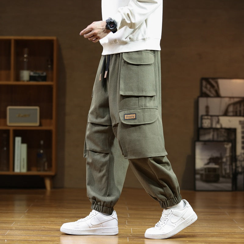 Men's Autumn Plus Size Loose Tappered Casual Pants