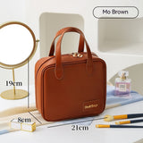 PU Large Capacity Travel Makeup Storage Organizer Cosmetic Bag