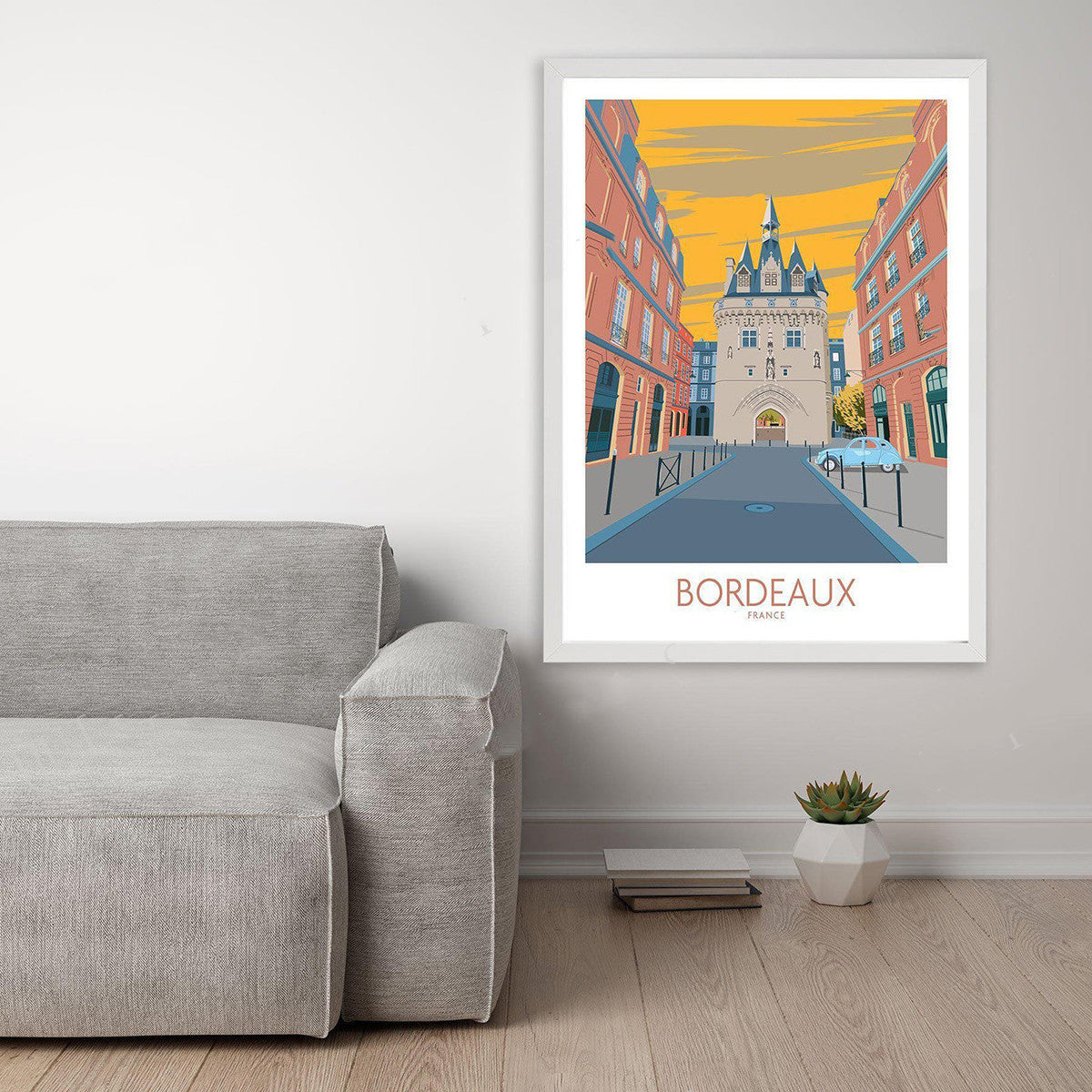 Bordeaux Tourist Poster France Wall Art - Minihomy