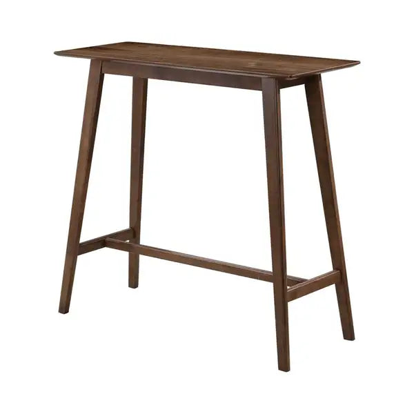 Rectangular Walnut Wood Bar Table - Modern Home Furniture