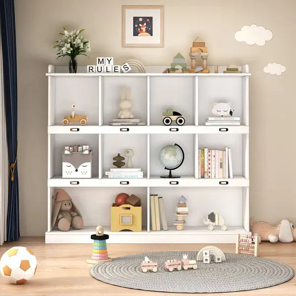 10-Shelf Bookcase: Tall Bookcase with Ample Storage