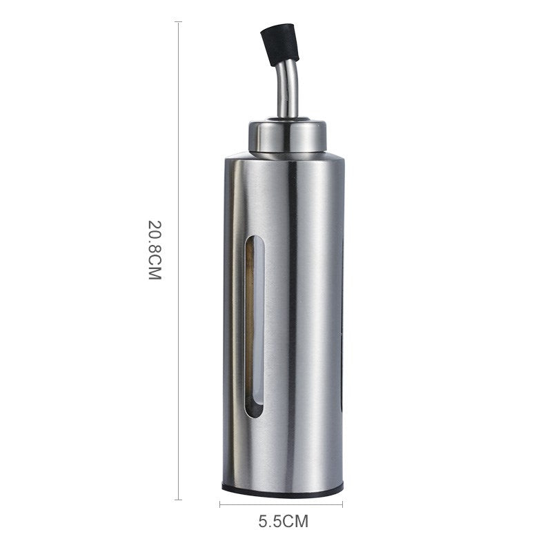 Stainless steel oil bottle