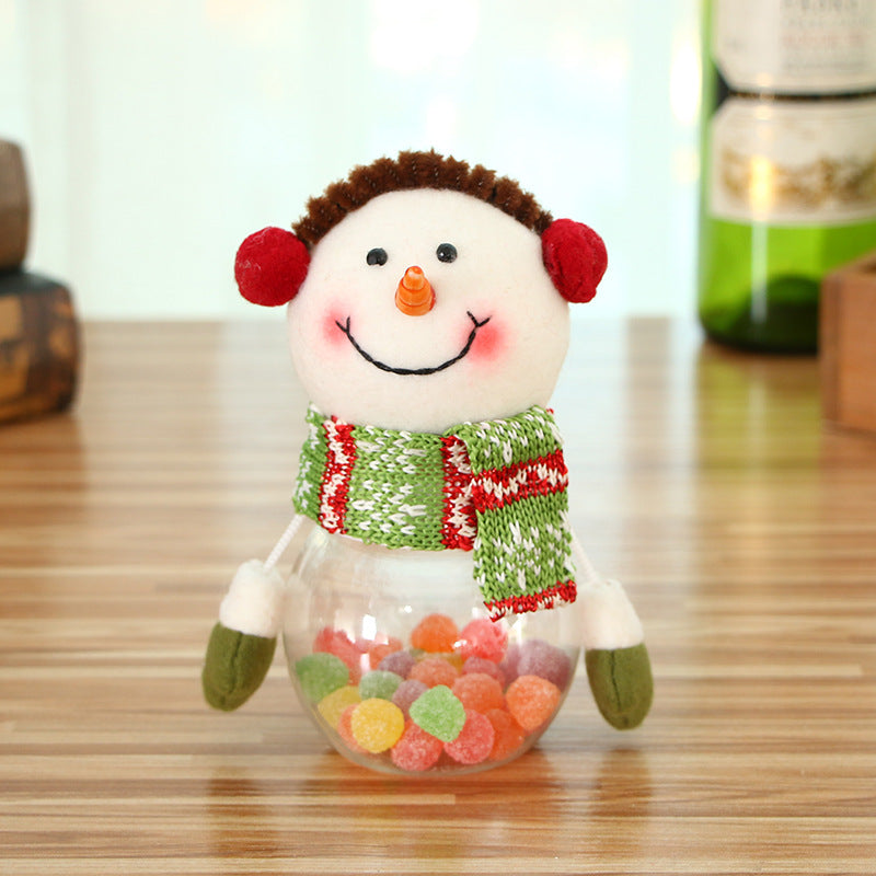 Christmas Candy Jar - Children Kids Storage Bottle