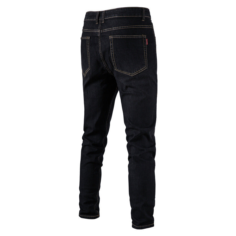Men's Individual Casual Washed Jeans
