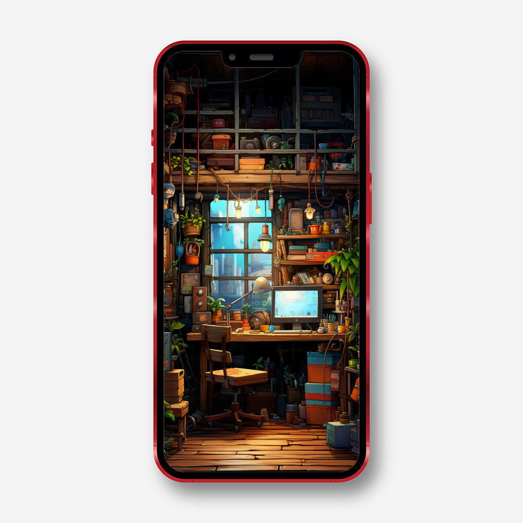 Gamer's Haven - Immersive Background Room Phone Wallpaper