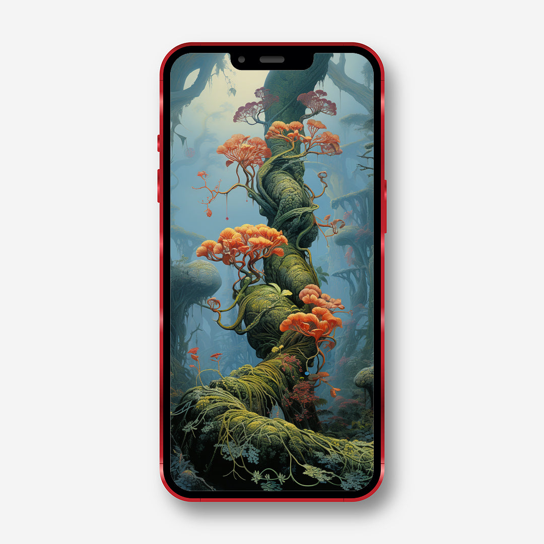 Tropical Dreamscape - Epic Topiary Phone Wallpaper