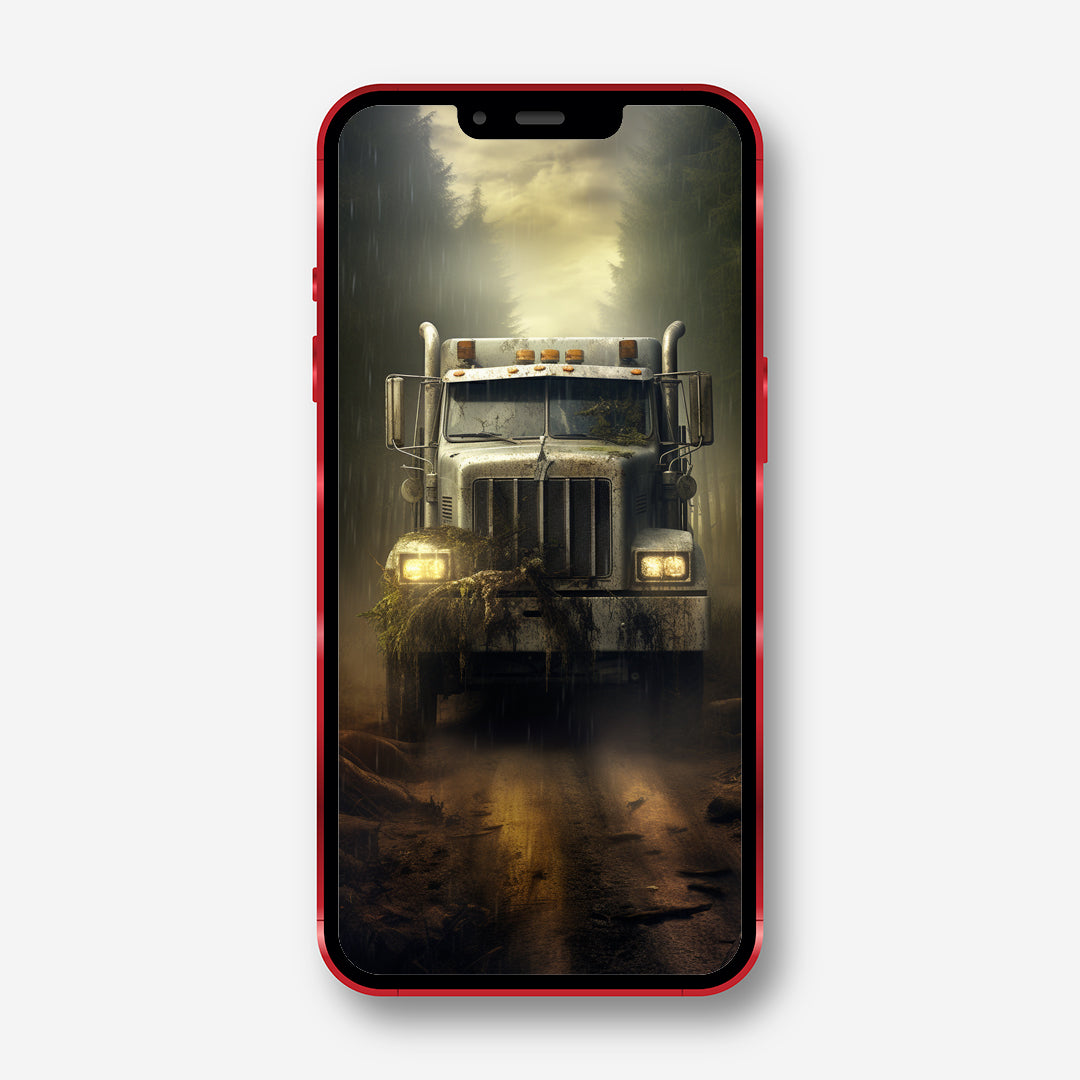 Apocalypse Escape - The Walking Dead Truck Phone Wallpaper