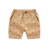 Casual Baby Print Thin Pants Children Beach Shorts