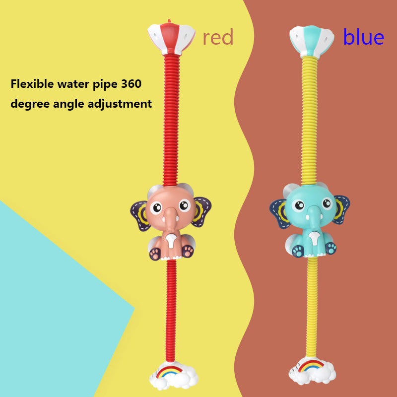 Bath Toys Baby Water Game Elephant Model Faucet Shower Electric Water Spray Toy