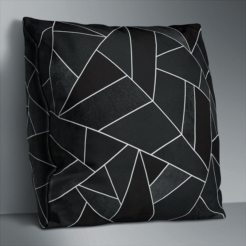 Simple Pattern Throw Polyester Pillow Case
