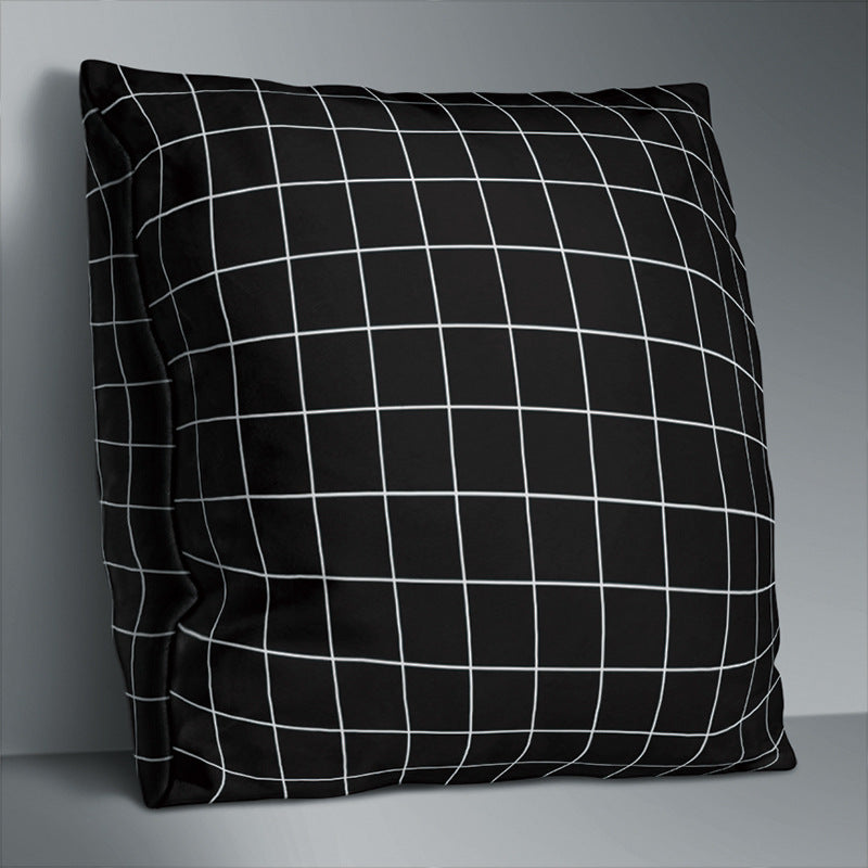 Simple Pattern Throw Polyester Pillow Case