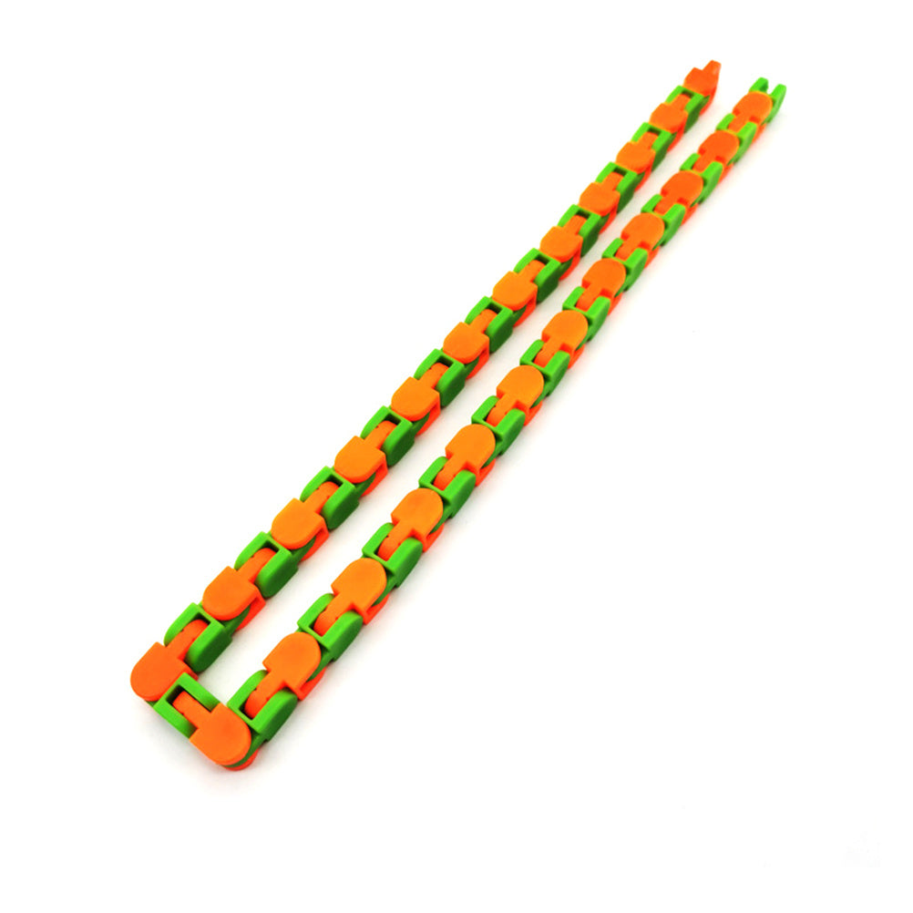 Funny Fidget Chain Anti Stress Toy for Adult Bike Chain Fidget Bracelet Puzzle Educational Toys