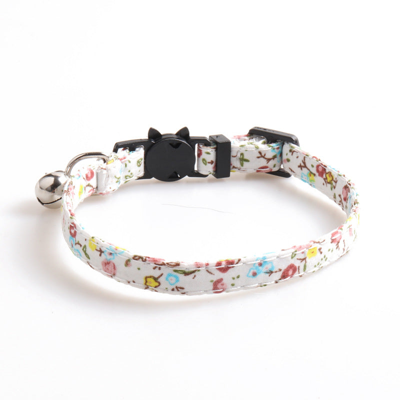 Bowknot Pet Cat Collar with Bell Adjustable Safety Kitty Bow Tie