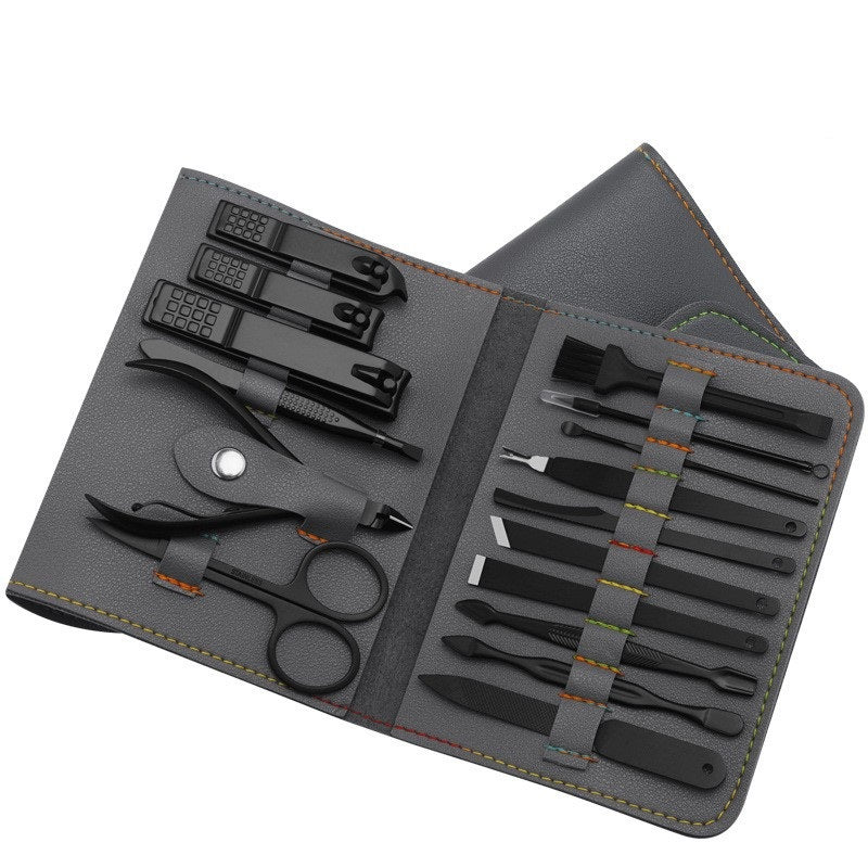 Elevate Your Grooming Routine with the Stylish 16-Piece Manicure Set