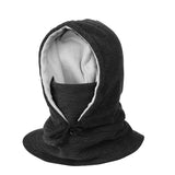 2-in-1 Hat Winter Scarf Windproof And Cold-proof Thickened Warm Cycling Riding Pullover Caps For Women Men