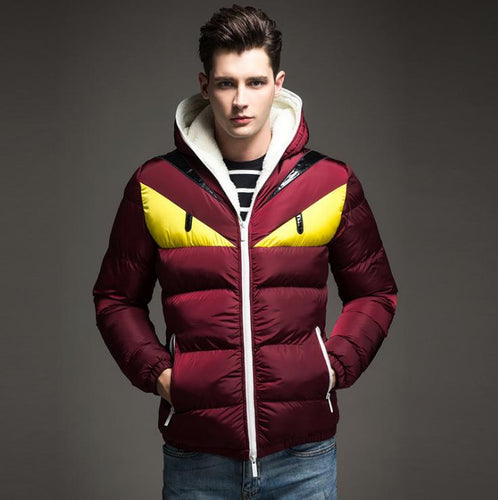 Winter Men's Cotton Jacket Thicken Youth Winter Wear