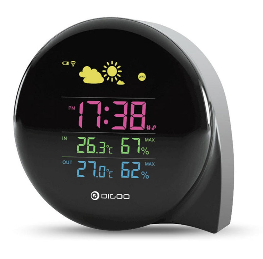 Weather Clock with Forecast Function - Stay Informed and Prepared