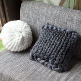 Handmade Square Chunky Pillow
