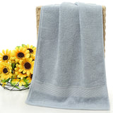 Pure cotton plain bath towel