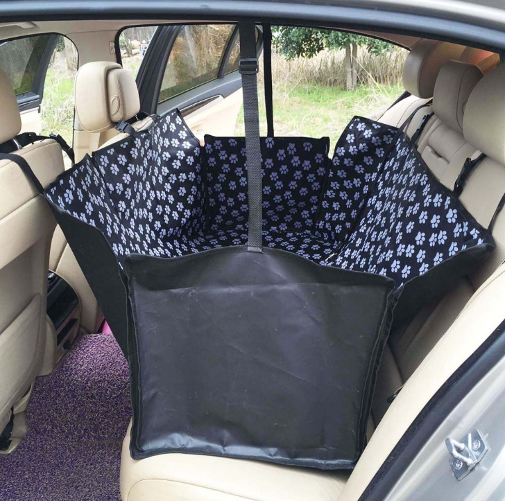 Waterproof Back Back Pet Dog Seat Car Mat Cover Hammock Protector With Safety Belt