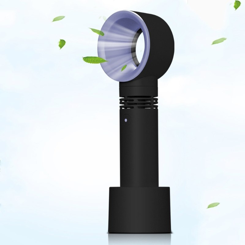 Portable Bladeless Fan with USB Charging - Quiet & Powerful Cooling - Minihomy