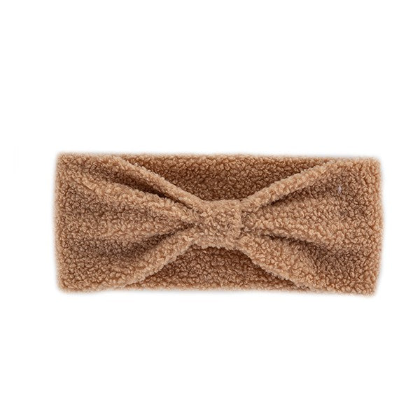 Teddy Bear Knit Headband for Kids - Warm Winter Accessory