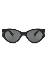 Round Retro Cat Eye Fashion Sunglasses - Vintage Style Eyewear for Women