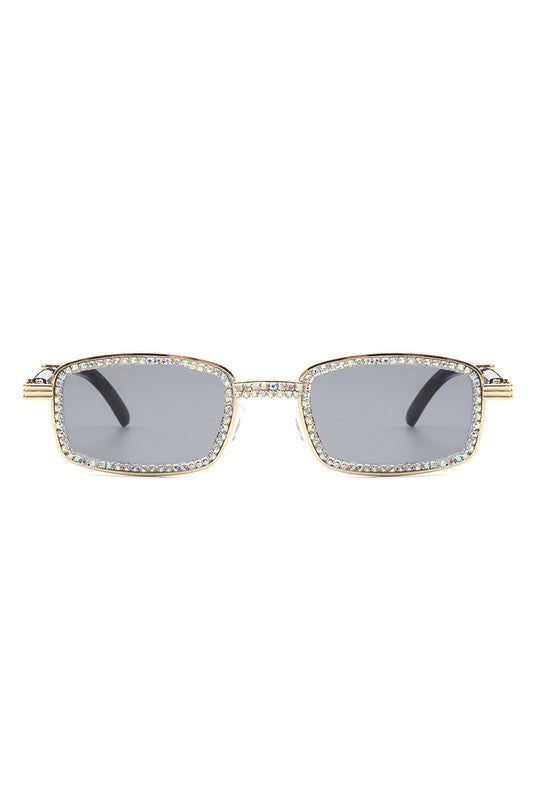 Rectangle Retro Vintage Square Sunglasses