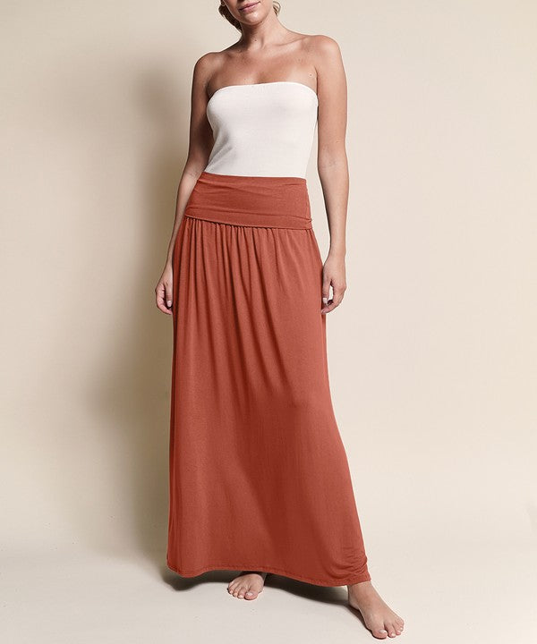 Bamboo Yoga Maxi Skirt - Sustainable and Comfortable Women's Wear