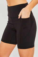 Activewear Leggings with Seam Detail Shorts - High Waist, Breathable, Stretchy Workout Shorts