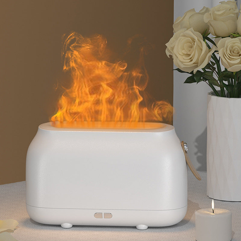 Atmosphere Flame Aroma Diffuser: USB Humidifier for Home Fragrance & Relaxation - Minihomy