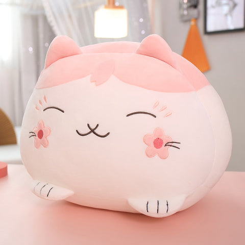 Sakura Cat plush doll pillow