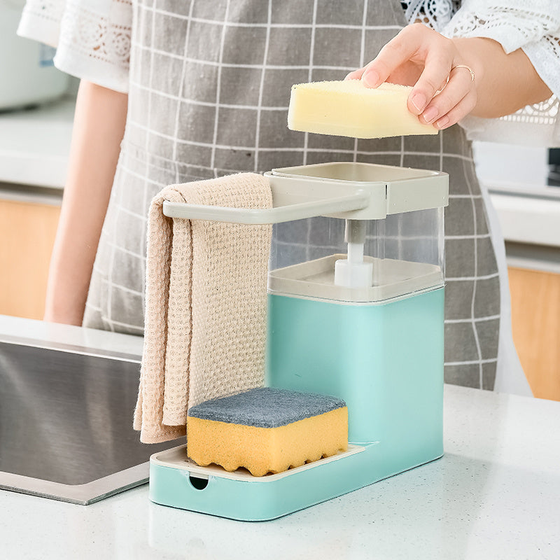 Kitchen Cleaning Organizer Rack: Multifunctional Storage & Drying Solution