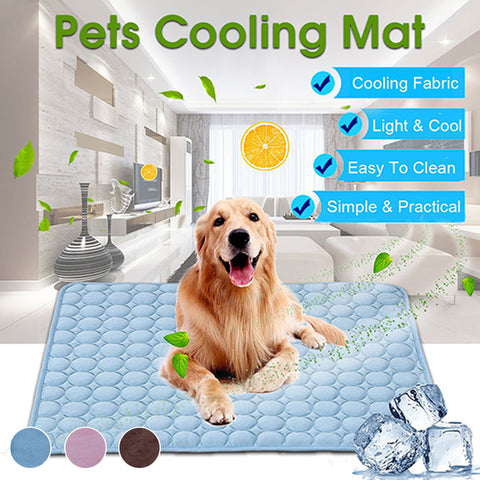 Summer Cooling Mats Blanket Ice Bed Pet Dog For Dogs Cats