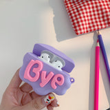 HI BYE Cloud Letter Cartoon Soft Silicone Wireless Earphone Cases Cute Cover